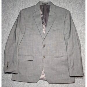 Lauren Ralph Lauren Men's Gray Blazer Jacket 2 Button Size 40R Basic READ